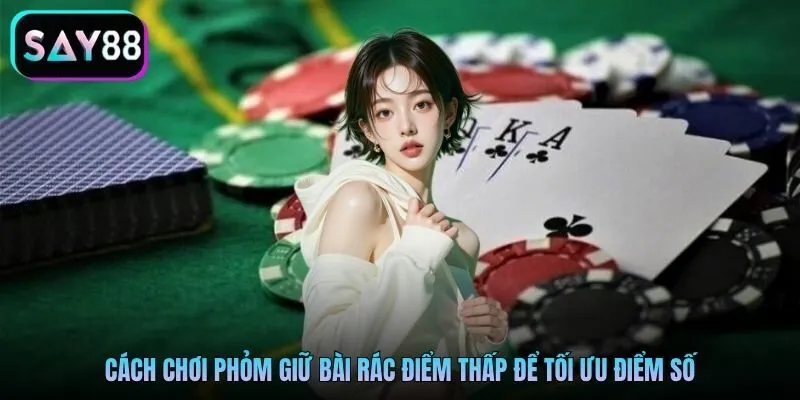 Cách chơi phỏm giữ bài rác điểm thấp để tối ưu điểm số