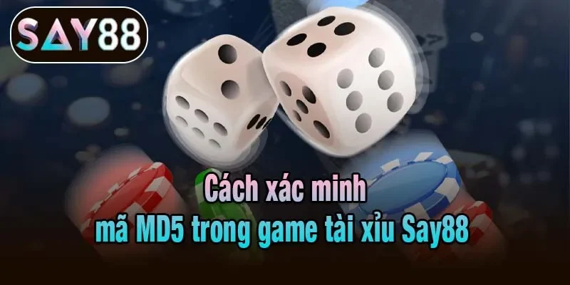 Cách xác minh mã MD5 trong game tài xỉu Say88 